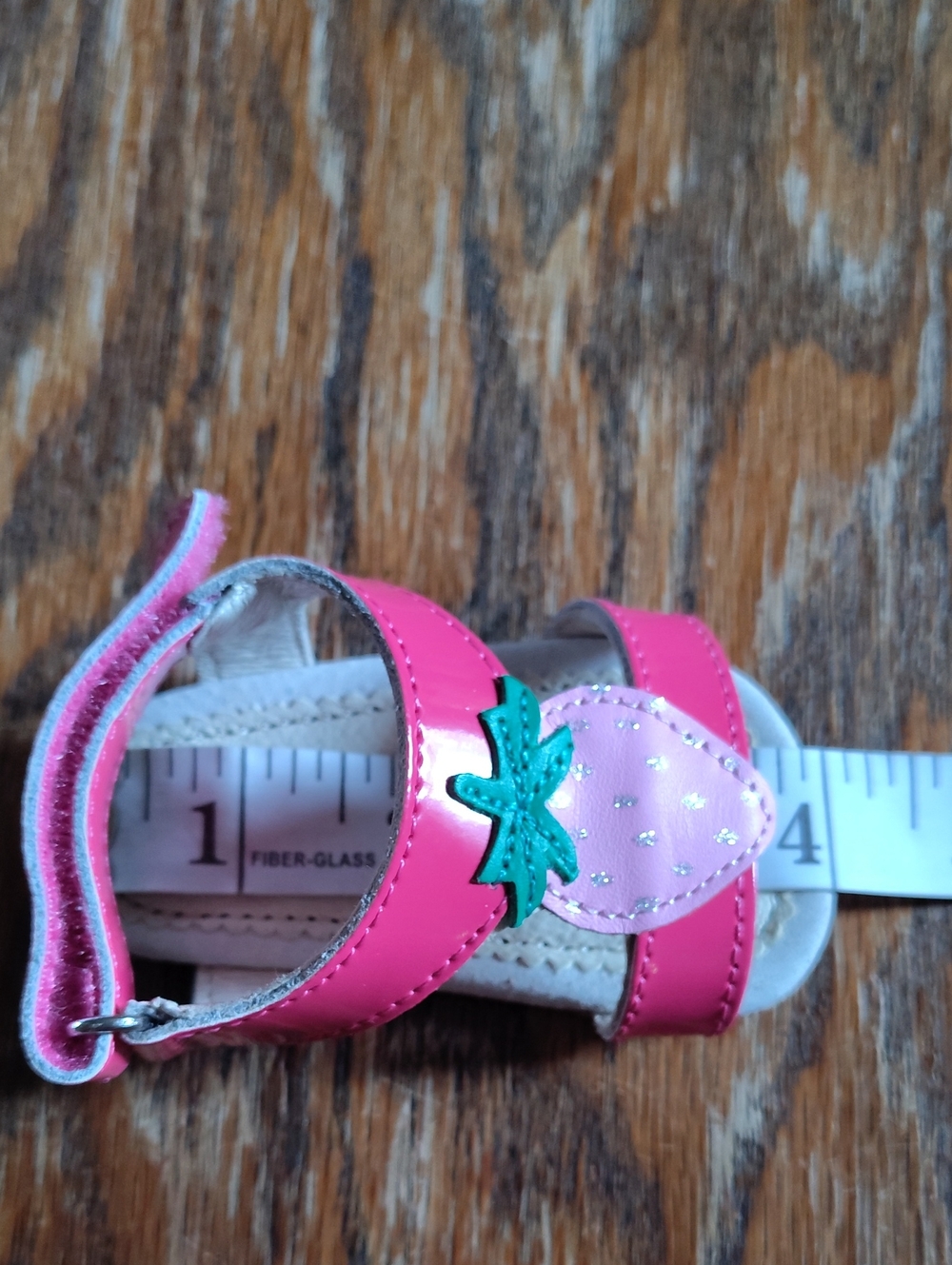Robeez Kids Pink Strawberry Sandals - Picture 9 of 9